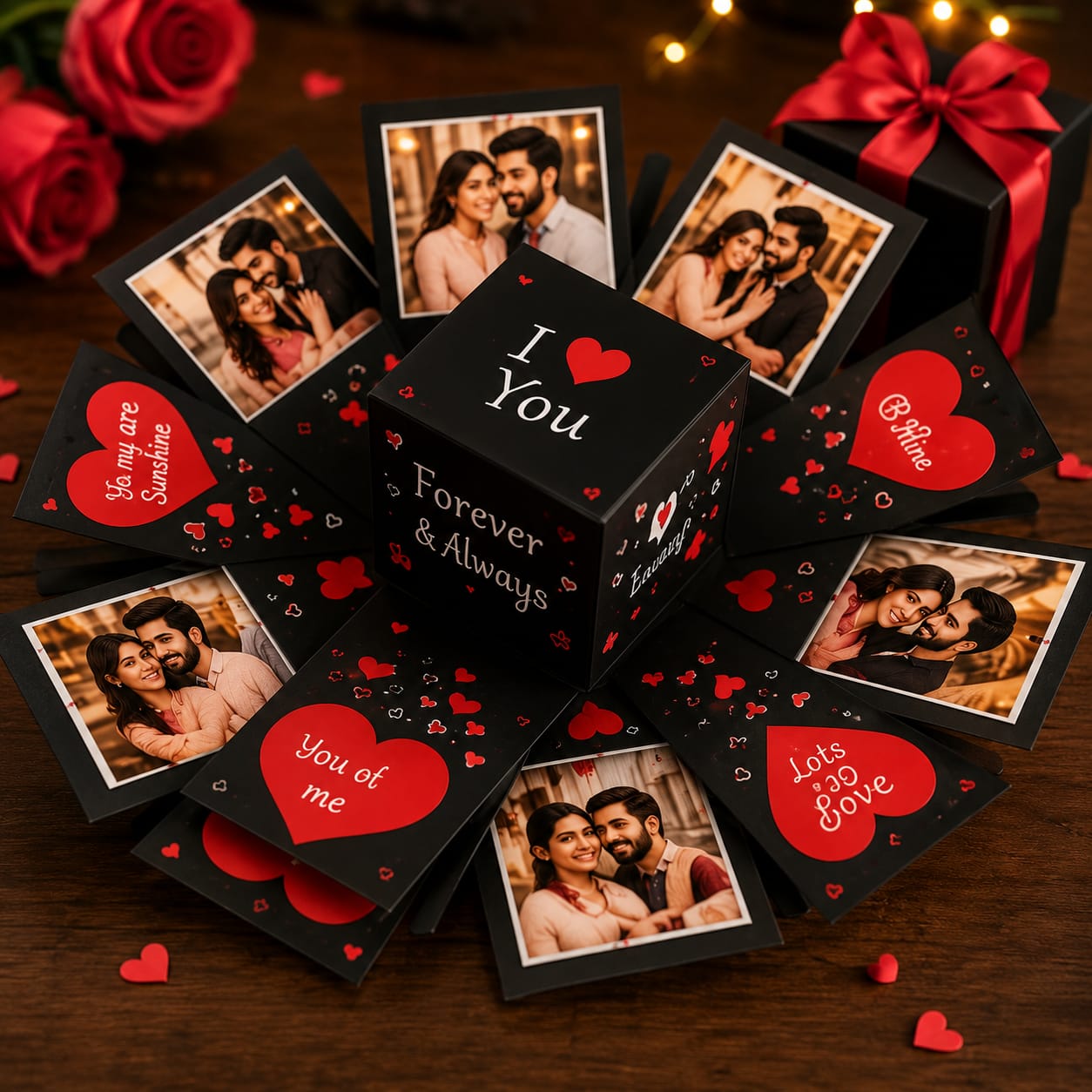Magic Photo Explosion Box & Heart Memory Box